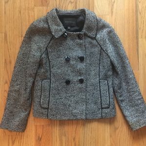 Banana Republic Black & white wool jacket